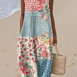 Anna™ patchwork midi kleit - Liisi Valik