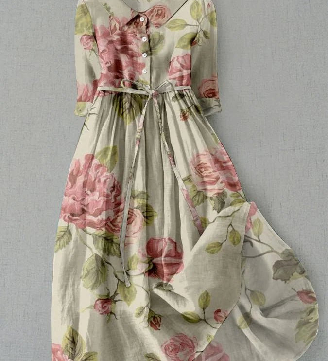 Brenda - Klassikaline Roosa Kleid - Liisi Valik