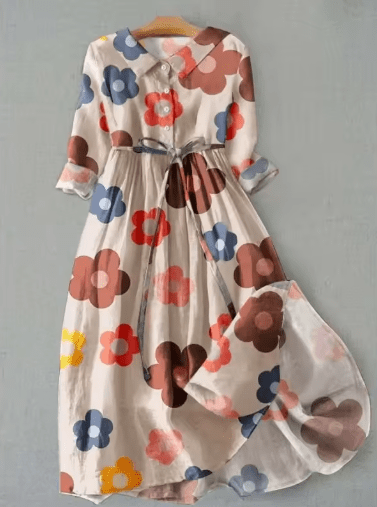 Cheryl - Retro Bloom Kleid - Liisi Valik