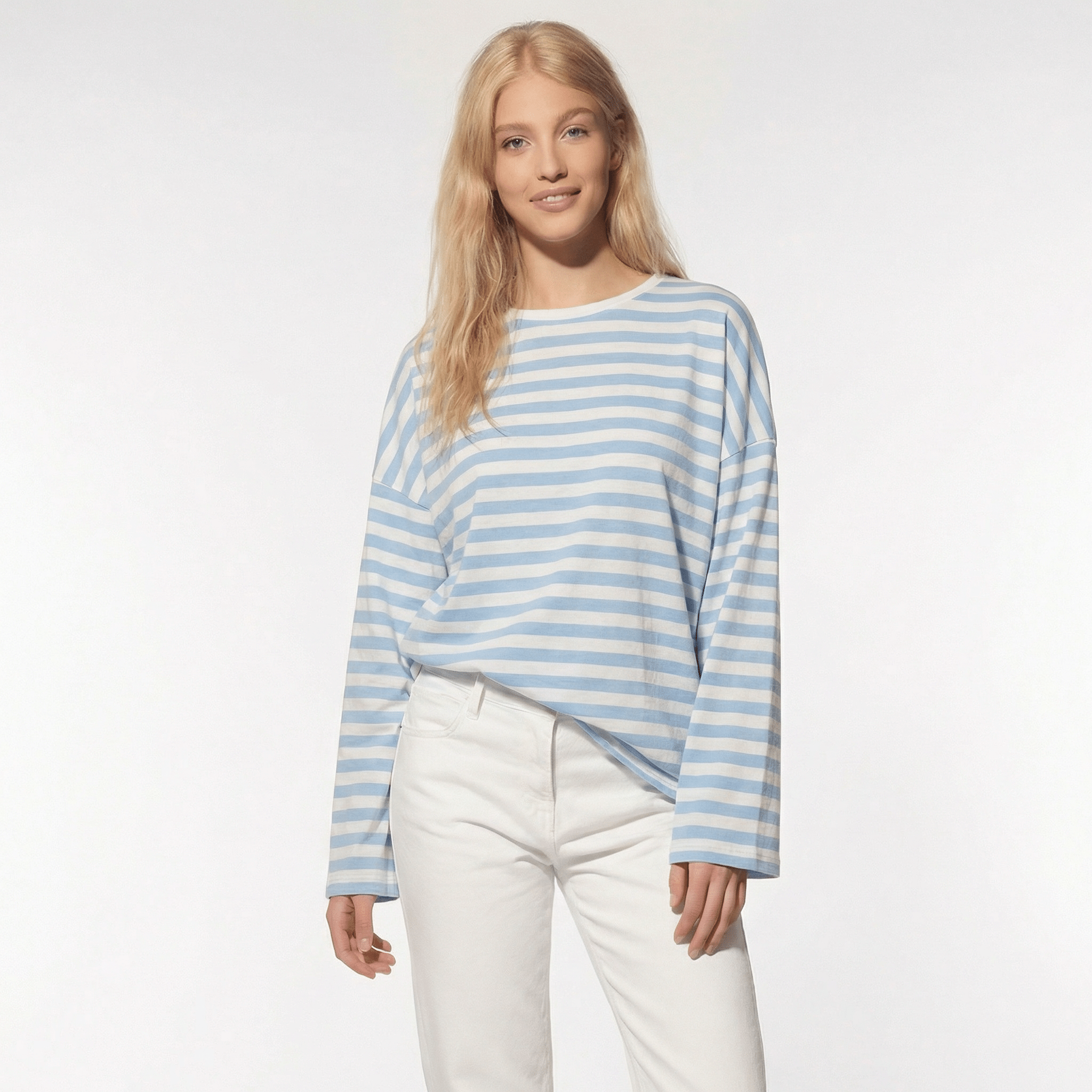 Elsa™ | Pikakäiselise Riba T-särk – Blueberry - Liisi Valik