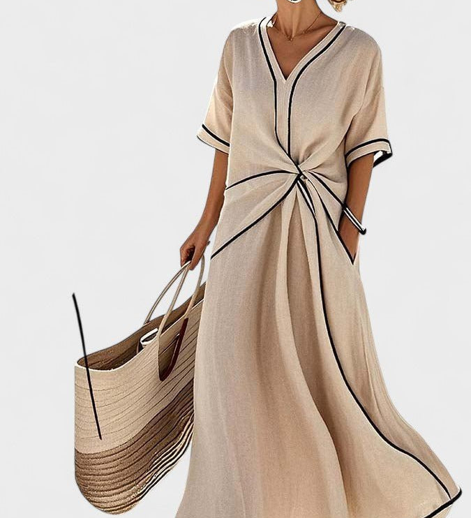 Emília – Elegantne rihmadega kleit - Liisi Valik