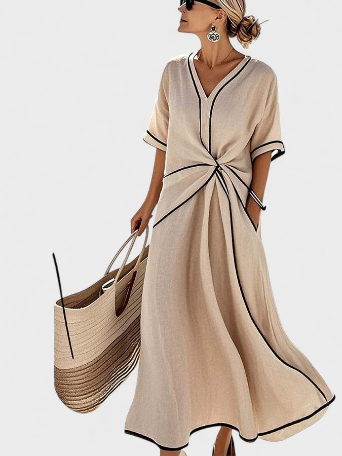 Emília – Elegantne rihmadega kleit - Liisi Valik