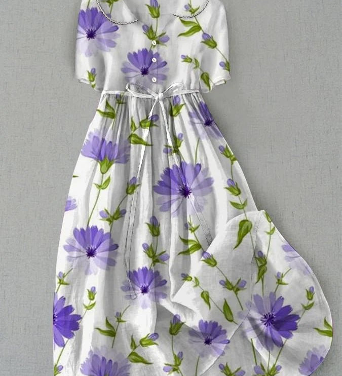 Linda – Kleid Graceful Bloom - Liisi Valik