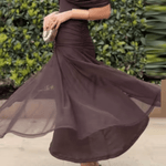 Louise – Elegantne maxi kleit V-kaelusega - Liisi Valik