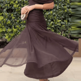 Louise – Elegantne maxi kleit V-kaelusega - Liisi Valik