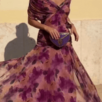 Louise – Elegantne maxi kleit V-kaelusega - Liisi Valik