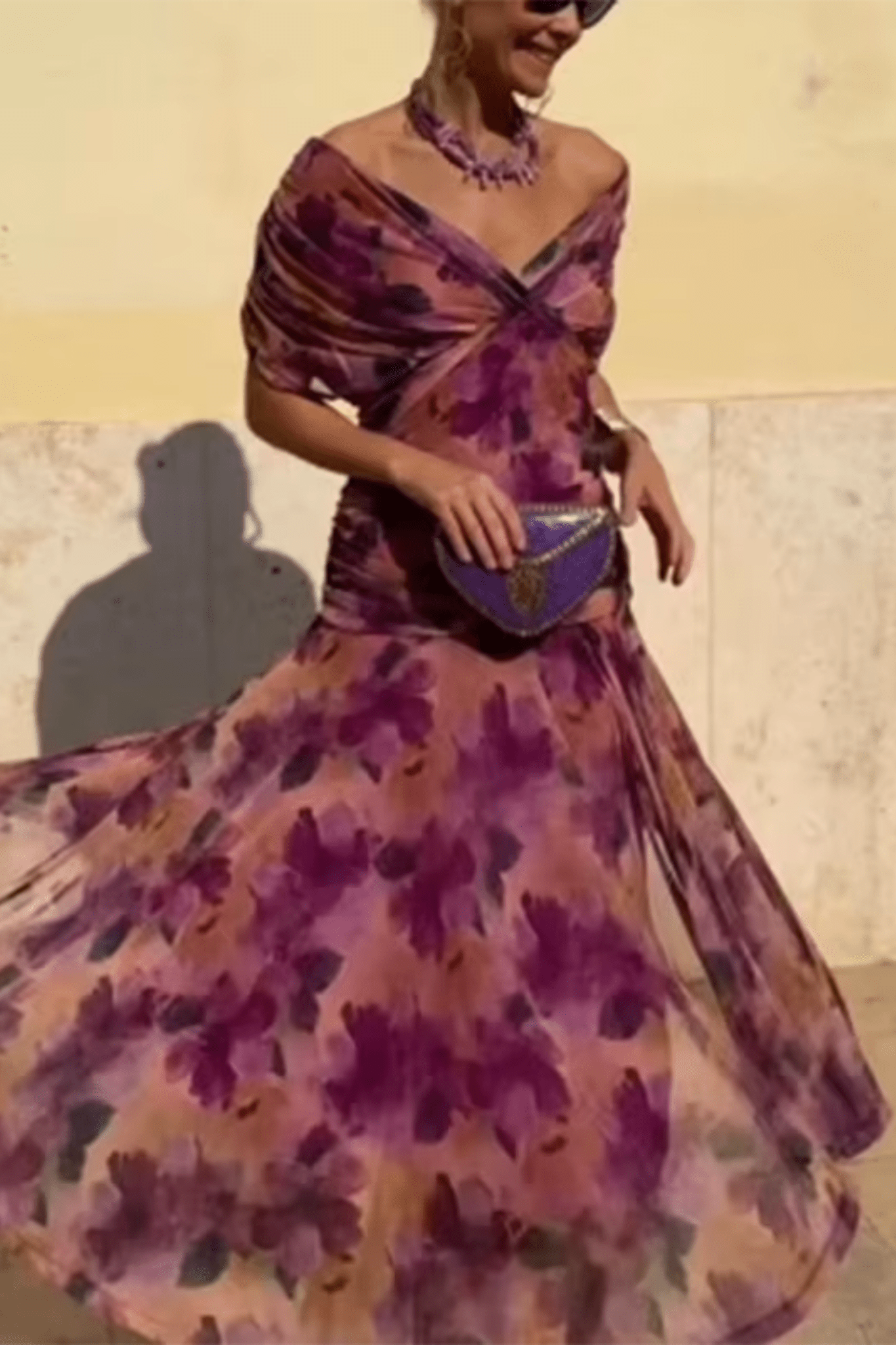 Louise – Elegantne maxi kleit V-kaelusega - Liisi Valik