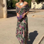 Louise – Elegantne maxi kleit V-kaelusega - Liisi Valik