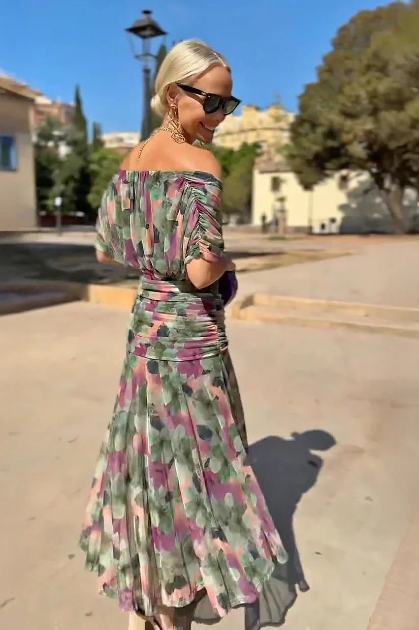 Louise – Elegantne maxi kleit V-kaelusega - Liisi Valik