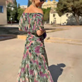 Louise – Elegantne maxi kleit V-kaelusega - Liisi Valik