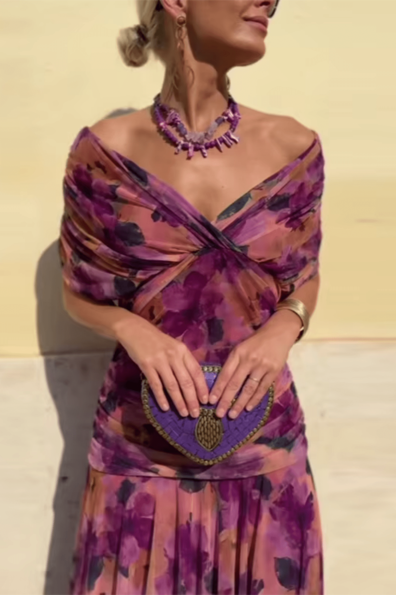 Louise – Elegantne maxi kleit V-kaelusega - Liisi Valik