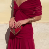 Louise – Elegantne maxi kleit V-kaelusega - Liisi Valik