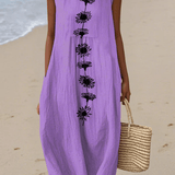Midi kleit Emma™ Violet Bloom - Liisi Valik