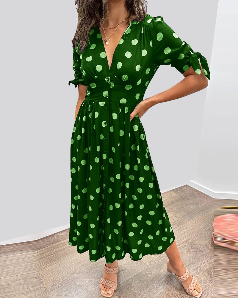Monica™ – Elegantne täpikleit - Liisi Valik