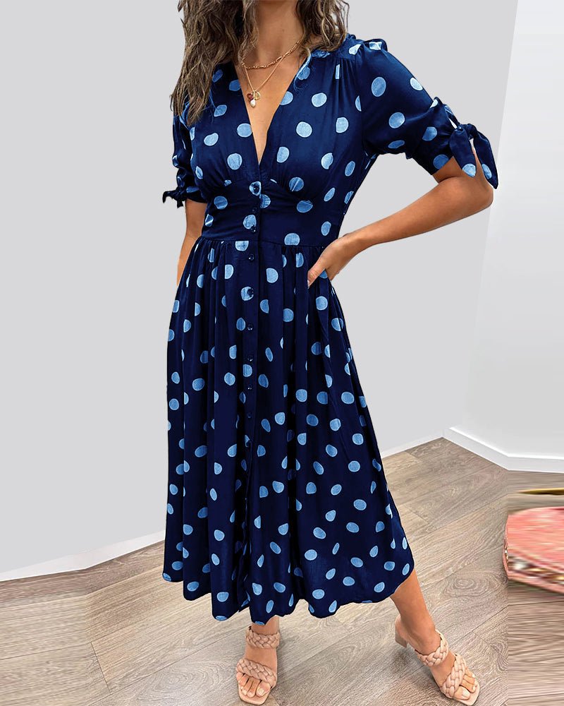 Monica™ – Elegantne täpikleit - Liisi Valik