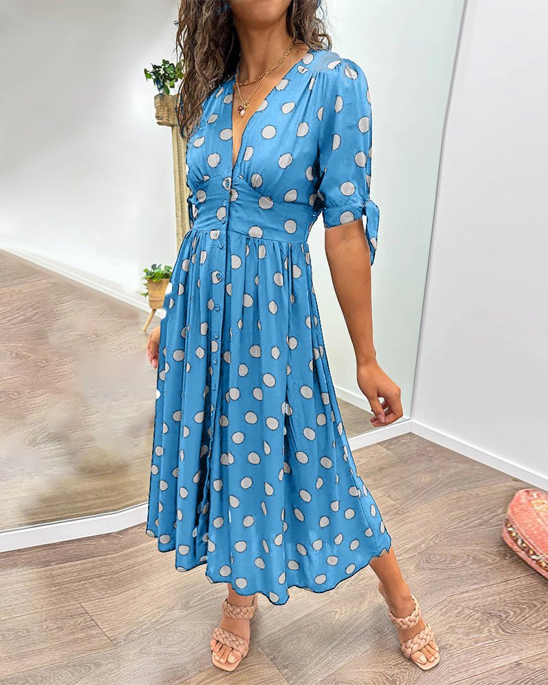 Monica™ – Elegantne täpikleit - Liisi Valik