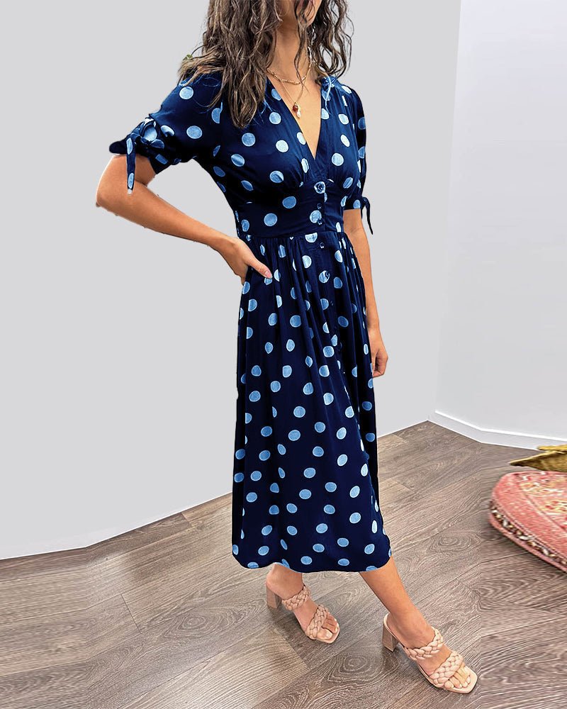 Monica™ – Elegantne täpikleit - Liisi Valik