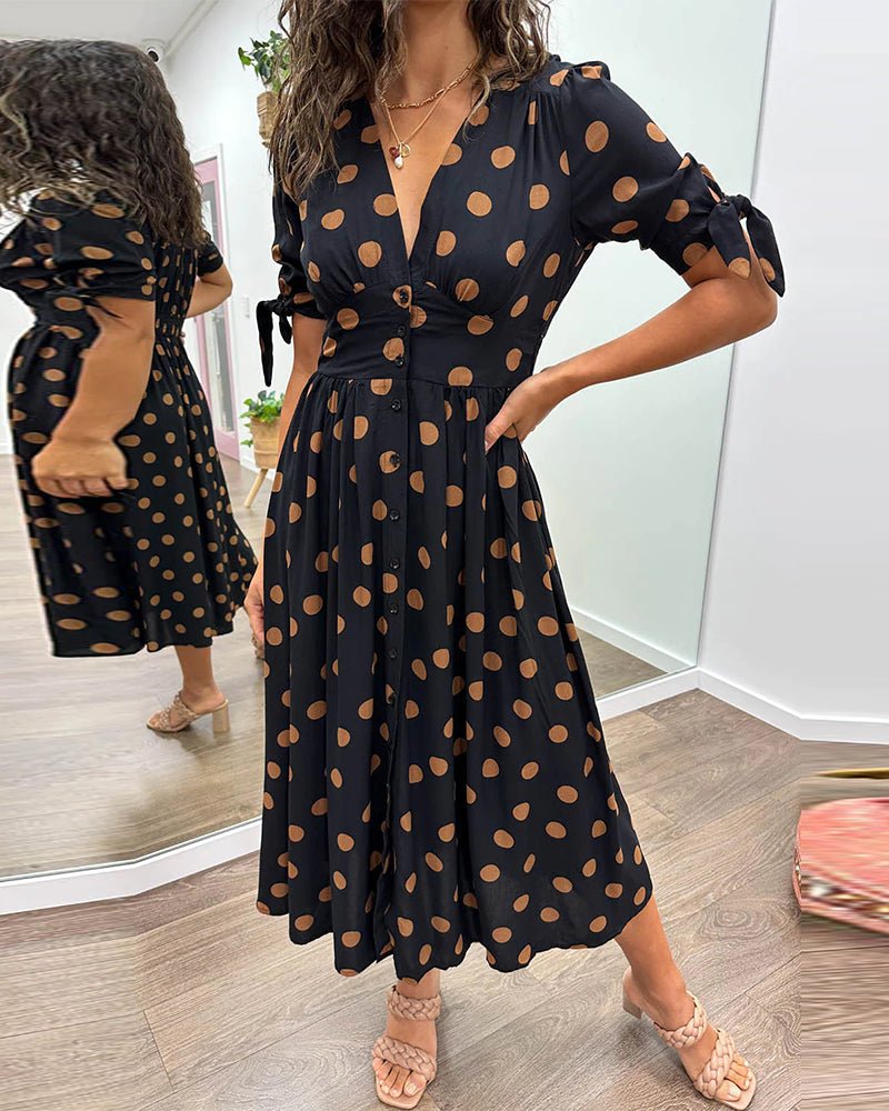 Monica™ – Elegantne täpikleit - Liisi Valik