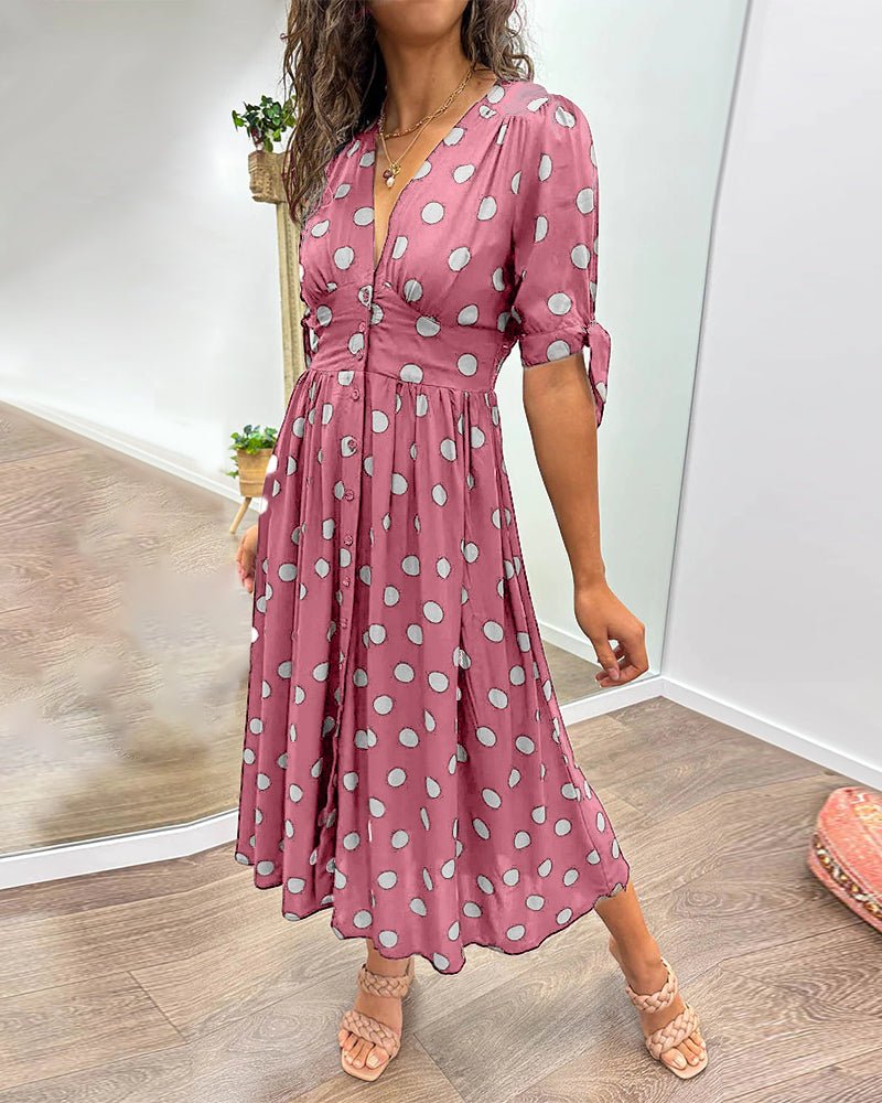Monica™ – Elegantne täpikleit - Liisi Valik