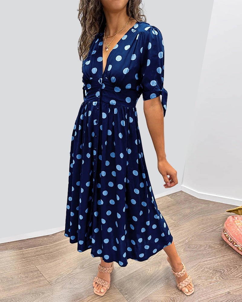 Monica™ – Elegantne täpikleit - Liisi Valik