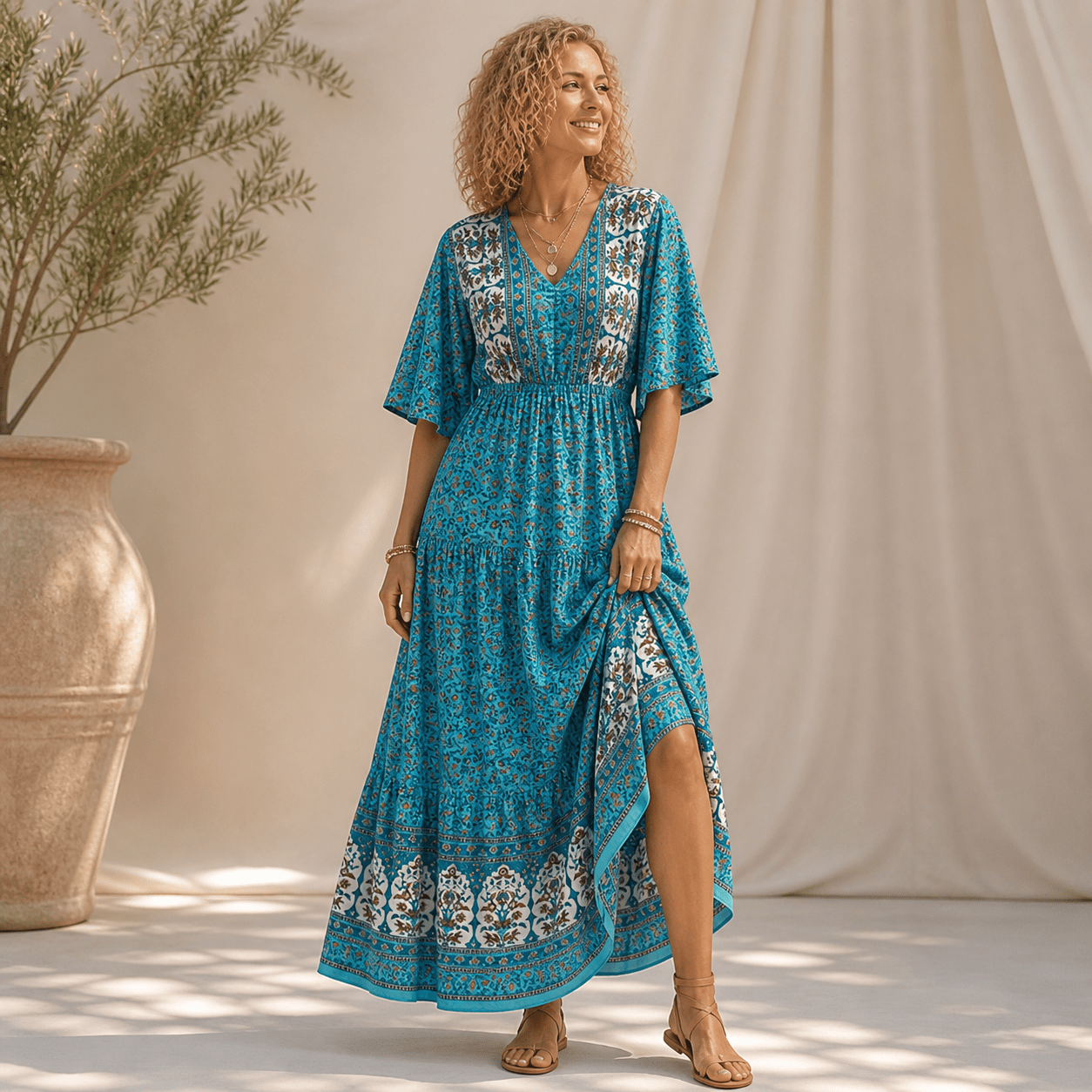 Nerisa | Boheemlaslik Elegantsi Kleid - Liisi Valik