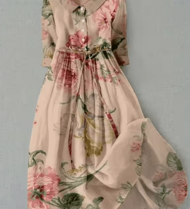 Sandra – Elegantne Lilleline Kleid - Liisi Valik