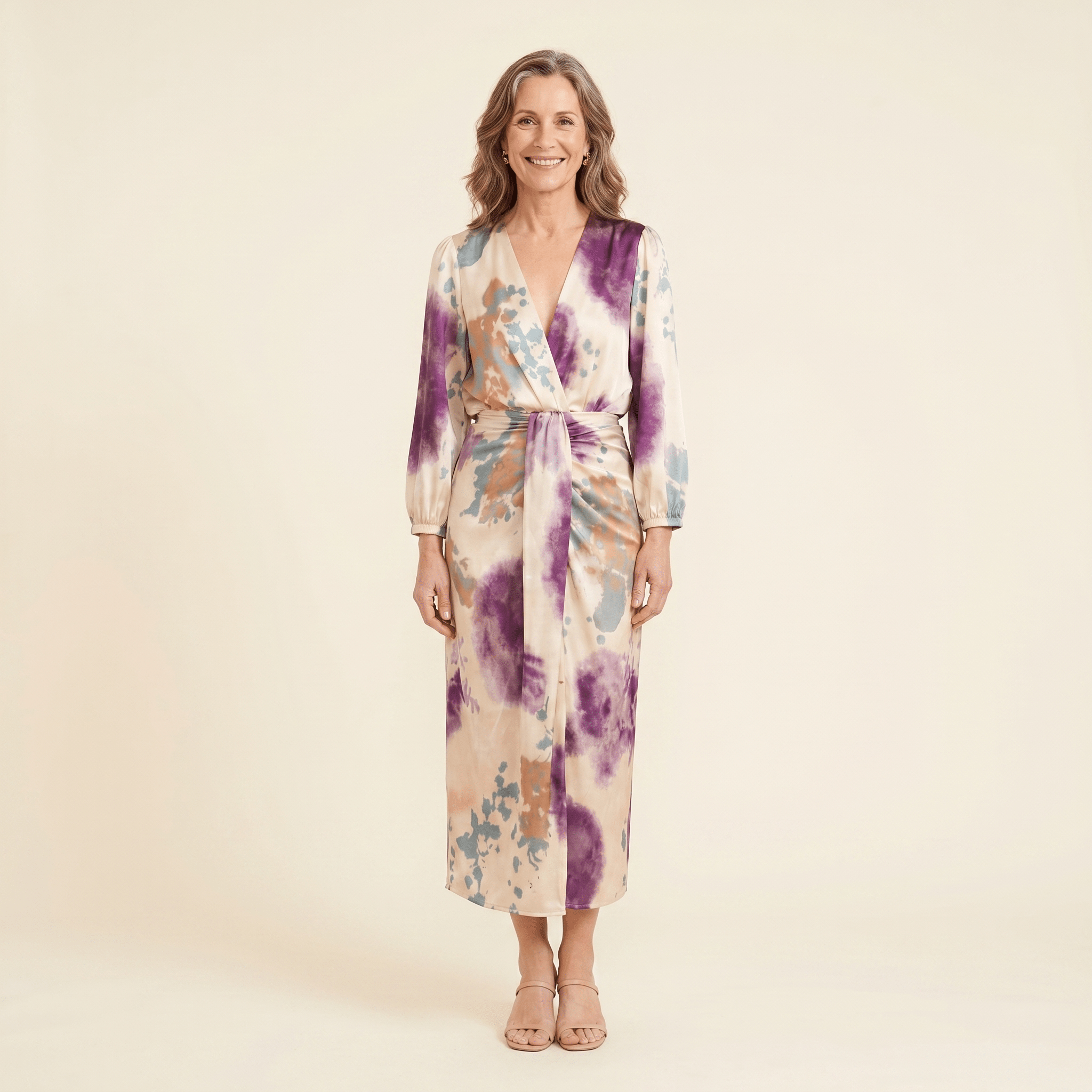 Valeria™ | Elegantne V-kaelusega Kleit Vööga - Liisi Valik